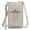 Beige, variant on Pearl Angeli Women's Leather Mobile Phone Crossbody Cell Phone Bag RFID (Beige)