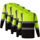 thumbnail image 1 of Penkiiy Camisetas de alta visibilidad 4PCS, Camisetas de seguridad para hombres y mujeres, Camiseta transpirable de manga corta reflectante con bolsillo para trabajos de construcción, 1 of 8