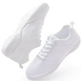 thumbnail image 7 of Dynadans Girls Cheer Shoes Solid White Comfortable Gym Shoes, 7 of 7