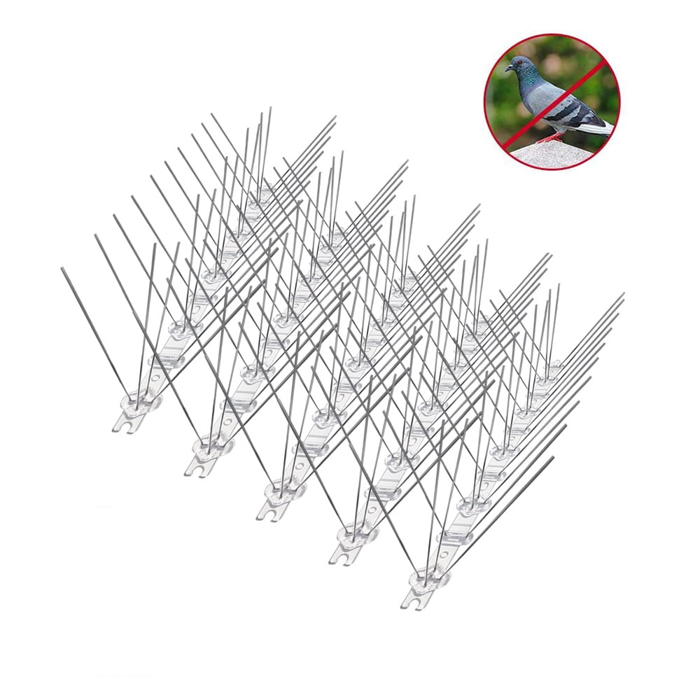 Bird Control Spikes 10 feet, Nuisance Bird Spikes Stainless Steel