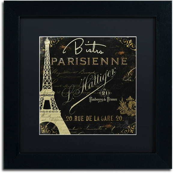 Trademark Fine Art "La Cuisine VI" Canvas Art by Color Bakery Black Matte, Black Frame