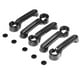 thumbnail image 4 of Cubierta de manija de puerta de coche, 10 piezas de fibra de carbono estilo ABS accesorio de ajuste de manija de puerta para Jeep rendimiento confiable, 4 of 10