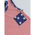 thumbnail image 6 of Hirigin Newborn Baby Boy Girl 4th of July Outfit Sleeveless American Flag Romper Jumpsuit 3 6 12 18 Months Independence Day Bodysuit, 6 of 7