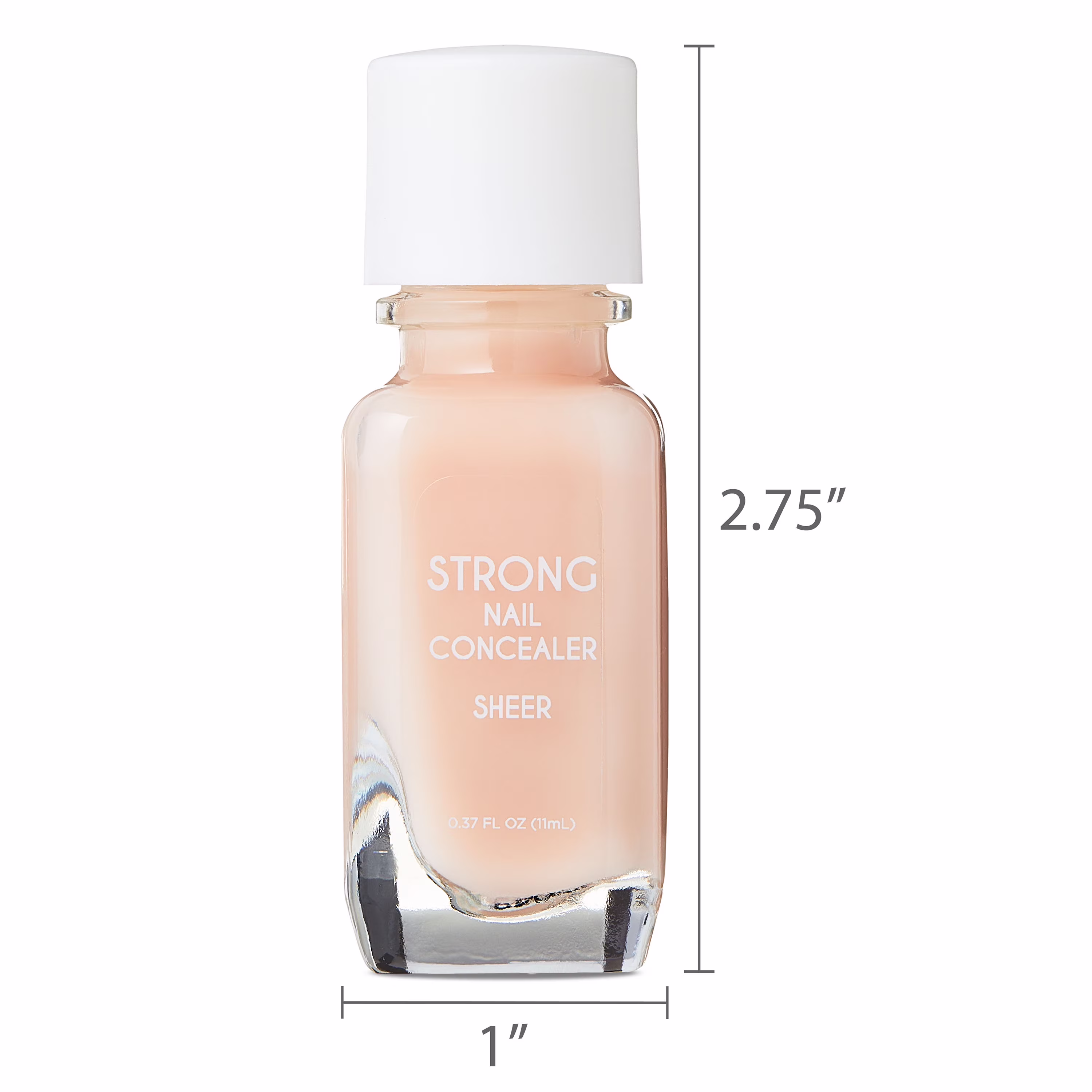 thumbnail image 5 of Walmart Care & Fix Strong Nail Concealer to Tone Restore & Protect Nails, Sheer Color, 0.37 fl oz, 5 of 6