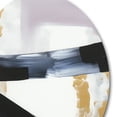 thumbnail image 3 of Designart "Marble Eruption in Black II" Abstract Marble Round Metal Art, 3 of 5