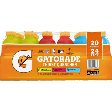 Gatorade Thirst Quencher Variety Pack, 20 Fluid Ounce (Pack of 24)