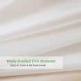 thumbnail image 3 of White Plastic Shower Curtain Liner 70 X 74 Inch  Medium Weight Peva Vinyl Frosted For Bathroom Waterproof, 3 of 5