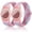 2White Pink, variant on YUNOVA Braided AirTag Bracelet for Kids, Adjustable Nylon Wristband, Anti-Lost GPS Tracker Compatible with Apple AirTag 1st/2nd Gen, 2-Pack
