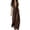 Coffee, variant on Women's Halter Jumpsuit, Sleeveless With Lace Waist Cincher, Wide Leg One-Piece For Elegant Summer & Party Look White Xs