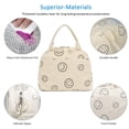 thumbnail image 3 of Lonchera para mujer, bonita bolsa de almuerzo con aislamiento de pana para niñas, bolsa de almuerzo térmica reutilizable vintage para el trabajo, lonchera térmica, bolsa bento, escuela/picnic/viaje, 3 of 6