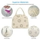 thumbnail image 3 of Lonchera para mujer, bonita bolsa de almuerzo con aislamiento de pana para niñas, bolsa de almuerzo térmica reutilizable vintage para el trabajo, lonchera térmica, bolsa bento, escuela/picnic/viaje, 3 of 6
