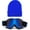 Blue, variant on Cloud 9 - Kids Boys & Girls Professional SKi Goggles Anti-Fog UV400 Protection Wind Proof Dual Lens Triple Face Foam Winter Snow Goggles with Matching Color Beanie