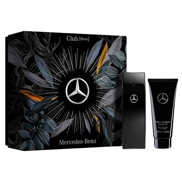 Set de 2 piezas de perfume Mercedes-Benz Club Black de 100 ml para hombre