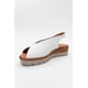 thumbnail image 4 of Blom - Sandalia de Plataforma de Piel Blanca blanco 25 CM, 4 of 5