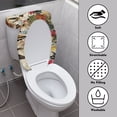 thumbnail image 4 of HELLHERO Hummingbird Music Toilet Cover Set with Adjustable 2 Pcs Set Toilet Lid Cover 17x21 Inches for Soft, 4 of 8