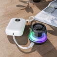 thumbnail image 2 of Altavoz de bolsillo Inteprter con luz ambiental RGB 5W mini altavoz base magnética MAX 32GB Negro, 2 of 6