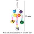 thumbnail image 7 of FunChaos 10 Packs Bird Toys for Bird Cage, Bird Swing Toys, Bird Chewing Toys & Hammock Bell Toys for Parakeets, Cockatiels, Conures, Finches, Budgie, Macaws, Parrots, Love Birds, 7 of 7