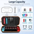 thumbnail image 3 of Estuche de transporte OIVO para Nintendo Switch y OLED con 20 juegos, 3 of 7