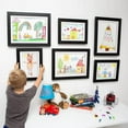 thumbnail image 2 of Q.Hou Kids Artwork Frames Changeable Wood 2 Pack Display 8.5x11, Kids Art Frames Front Opening Holds 50, White, Great for Kids Drawings, Children Art Projects, Schoolwork -QH-KF2012WT-10125(2PK), 2 of 5