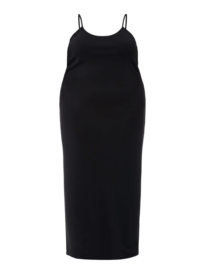 fitted lace wedding dress Beverley Black Mesh Maxi Dress - US 8 main image 1