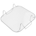 thumbnail image 1 of DEEPCRAFF Grille de Cuisson en Acier Inoxydable Gain de Place pour Four Friteuse à Air Chaud avec Chaleur Uniforme, 1 of 8