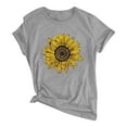 thumbnail image 2 of Flash Pick! Graphic Tees for Women Shirts for Women Gifts for Teen Girls Vintage T Shirts for Women Yellow Shirts for Women Junior Girls Clothes Orange Graphic Tees for Womentye Dye, 2 of 5