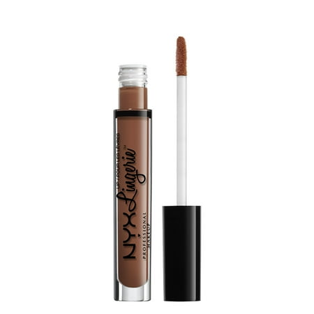 NYX Professional Makeup Lip Lingerie Liquid Lipstick, Teddy