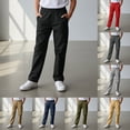 thumbnail image 5 of Kids Boys Uniform Pants Skinny Pants Kids Dress Pants With Pockets Straight Pants Brown Pants Back To School Clothes Kids Preppy Clothes For Boys 8-9 Years, 5 of 5