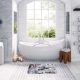 thumbnail image 2 of Bathroom Rug Memory Foam Mat North Spirit Print Beige 36"L x 24"W, 2 of 4