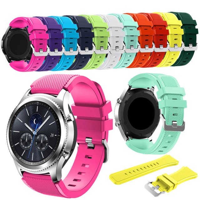 Gwong Electrónica Correa de muñeca de reloj de silicona de repuesto para Samsung Gear S3 Frontier / Classic