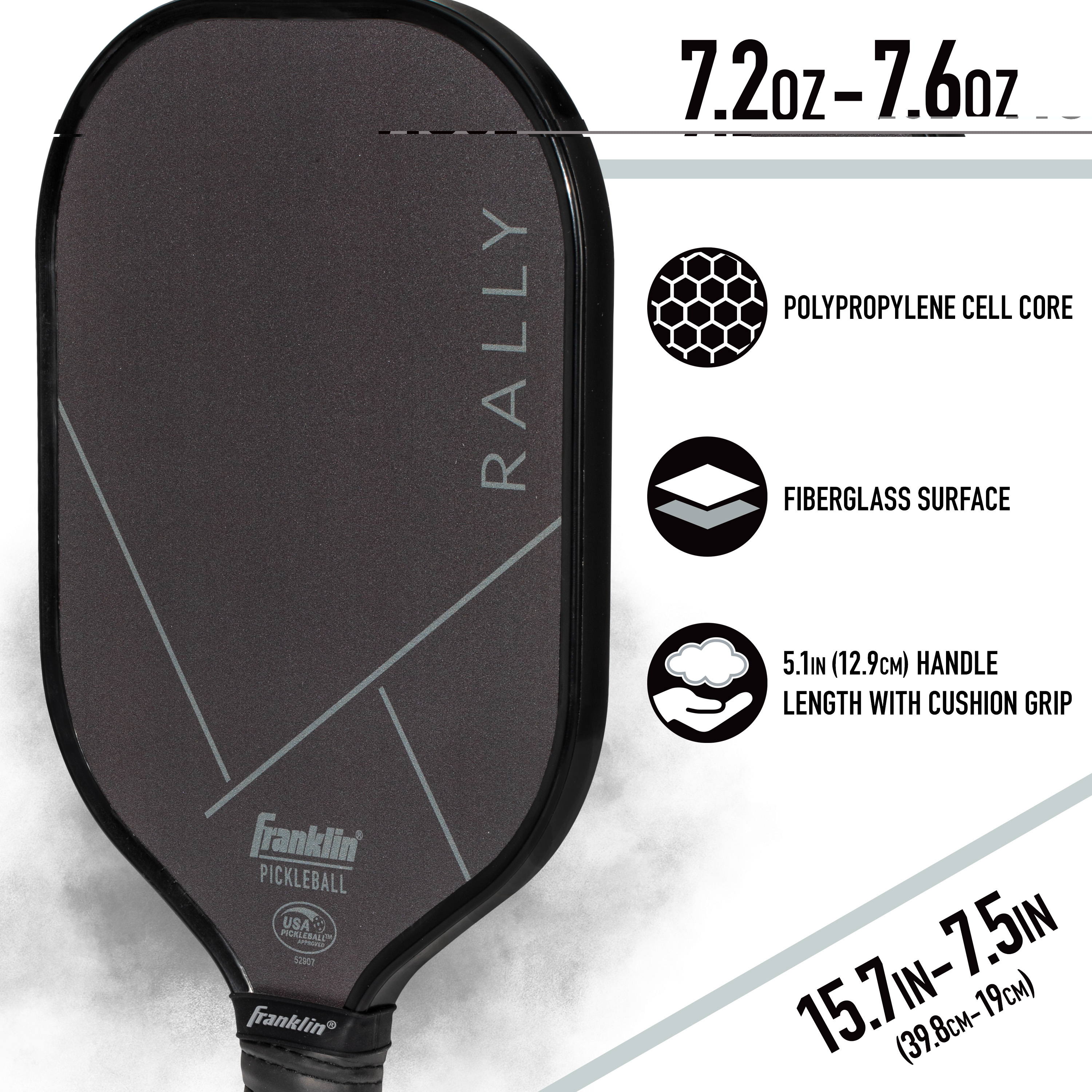 thumbnail image 4 of Franklin Sports Rally PP Paddle, 4 of 5