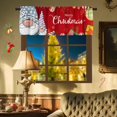 thumbnail image 4 of Christma Elf red Windows Valances Christmas Pine Tree Snowy Kitchen Short Curtain Valances with Rod Pocket Xmas Small Farmhouse Window Topper Decoration 52x18inch, 4 of 6