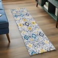 thumbnail image 3 of 2'x6' Rug Runners for Hallways Kitchen, Vintage Ethnic Non Slip Entryway Beside Floor Carpet Runner, Morocco Boho Farmhouse Abstract Texture Washable Laundry Room Bedroom Throw Rugs Mat, 3 of 8