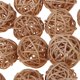 thumbnail image 5 of 15 bolas de mimbre natural de 3 cm para gatos y mascotas. Beige, 5 of 9