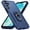 Blue, variant on For Samsung Galaxy S25 Fan Edition /Galaxy S25 FE Hybrid Rugged Tough 2in1 Drop-Proof Protection Military Grade Armor with Metal Ring Stand Cover, XPM Protector [Teal Pink]