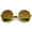 Gold / Gold Mirror, variant on sunglassLA Female Oversize Wire Rimmed Temple Cutout Colored Mirror Round Sunglasses 58mm (Silver / Blue Mirror) - 58mm