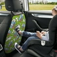thumbnail image 5 of cartoon milk cow Mats Back Seat Protectors, Car Seat Protector Vehicle Organizers Waterproof Cover Back Seat Cover for Kids with 3 Storage Pockets 2 Pack, 5 of 5