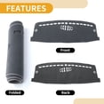 thumbnail image 4 of Unique Bargains Dashboard Cover Anti-Slip Dash Cover Mat Carpet for Ford ESCAPE 2020-2025 Polyester Gray, 4 of 7