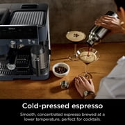 Ninja Luxe Café Premier Espresso Machine & Drip Coffee Maker, Rapid Cold Brew, Integrated Grinder, Assisted Tamper, Hands-Free Frother for Cappuccinos, Lattes, Dairy or Non-Dairy, ES601CY Cyberspace