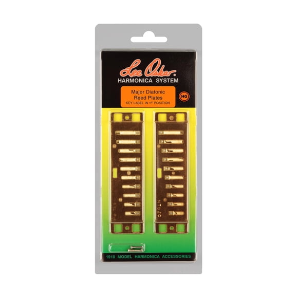 Placas de lengüetas para armónica Lee Oskar Major Diatonic Hi G (1910RP)