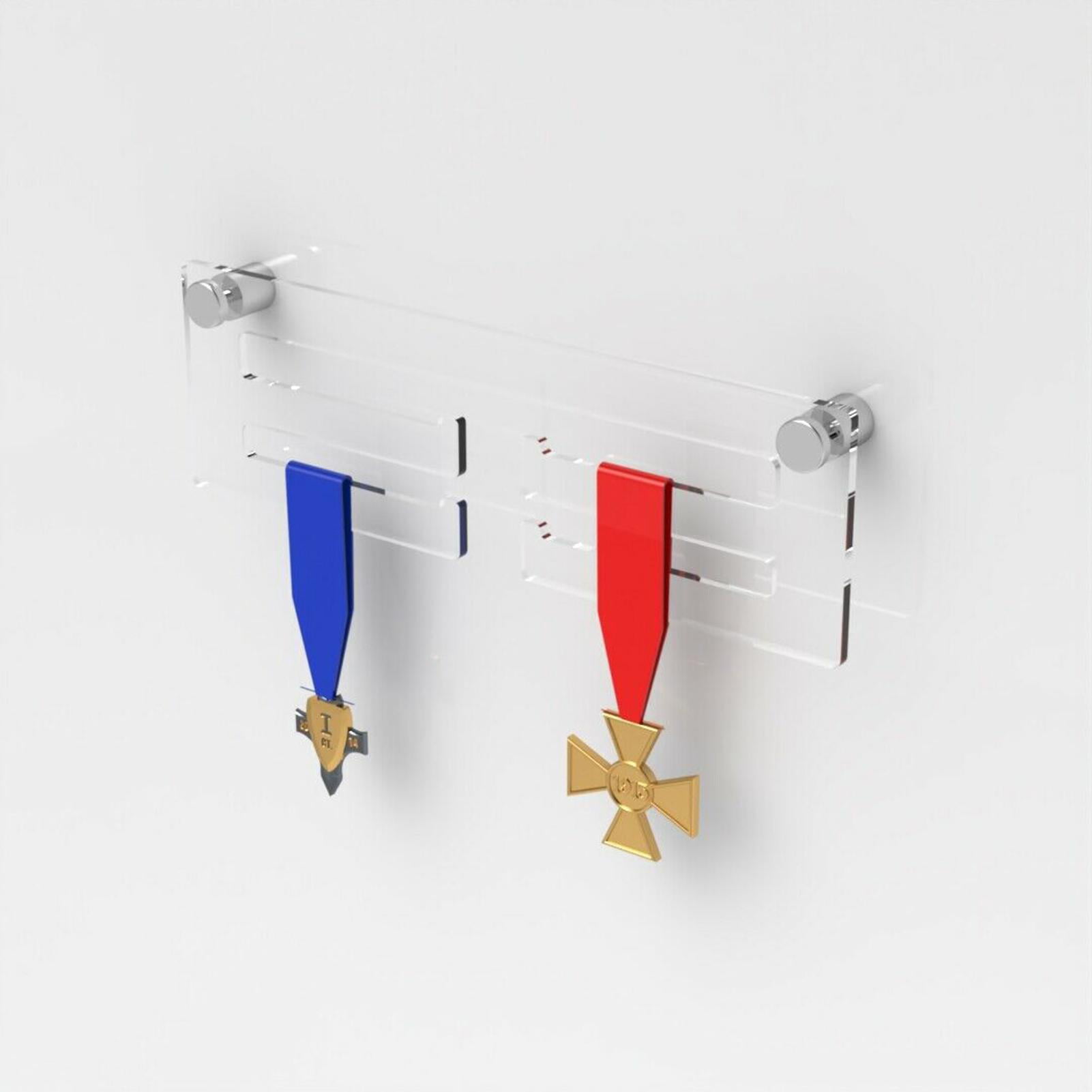 Medal Display Hanger Holder GYMNASTICS Male Black Acrylic & fixings FREE POST