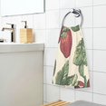 thumbnail image 3 of Yayeee 100% Cotton Hand Towels for Bathroom 16" x 28" Soft Absorbent Kitchen Towel, Beige Strawberry, 3 of 7