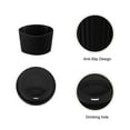 thumbnail image 3 of Uxcell 1Set 3.54" Tapa de Silicona para Taza con Manga, Tapa Antideslizante Resistente al Calor para Café, Negra, 3 of 6