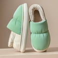 thumbnail image 2 of Slippers for Women Fluffy Slippers Lined Slippers Indoor Outdoor Soft Sole Shoes For Winter Warmth Comfort, 2 of 4