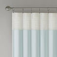 thumbnail image 4 of Amherst Polyoni Pintuck Window Curtain Aqua 84" Panel, 4 of 4