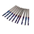 thumbnail image 4 of 10PCS 1/8 Pulgadas Vástago Una Flauta Brocas Molino Extremo Grabado 2.5x12mm Sharpla Brocas de grabado de fresado de extremo, 4 of 7