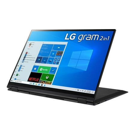 LG gram 16" Touchscreen 2-in-1 Laptop, Intel Core i7 i7-1165G7, 1TB SSD, Windows 10 Pro, 16T90P-K.APB7U1