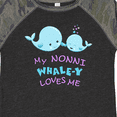 thumbnail image 4 of Inktastic My Nonni Whale-y Loves Me Boys or Girls Toddler T-Shirt, 4 of 5