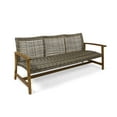 thumbnail image 6 of Camdyn Outdoor Wood and Wicker Sofa, Gray, Natural Stained, 6 of 7