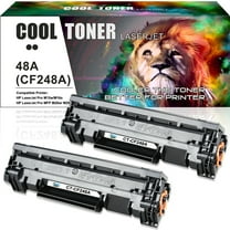 Cool Toner Compatible Toner Replacement for HP 48A CF248A to Use with HP LaserJet Pro M15a M15w M16a M16w HP LaserJet MFP M28w M29w (Black,2 Pack)